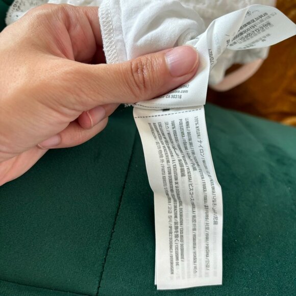 Hollister white lace romper, size M - Picture 5 of 5